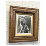 Framed Photograph of Native American