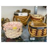 (4) Longaberger Baskets