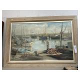 Herbert Wyllie Oil On Canvas