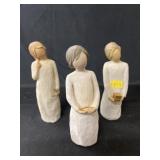(3) Willow Tree Figurines