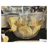 Mid-Century Anchor Hocking Leaf Pattern Bowl