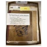 19th Century Letters with Composition Book