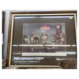 (2) Framed Dog Prints