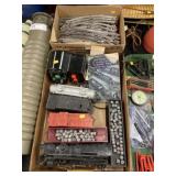 Lionel Locomotive, Freight Car, Track