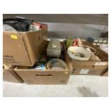 (6) Boxes of Adhesive, Stains and Lubricants