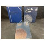 (3) Lincoln Head Cent Albums