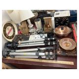 Tripods, Table Lights, Serving Tray