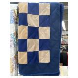 Checkerboard Quilted Lap Blanket