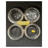 (4) Sterling Banded Coasters