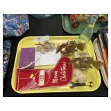 Christmas Stocking, Arrowheads, Bottle