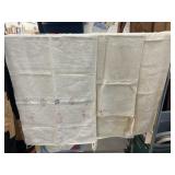 (3) Embroidered and Homespun Show Towels