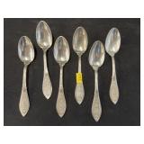 (6) Sterling Silver Spoons