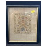 1930 Framed Sampler