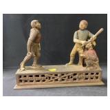Vintage Hometown Battery Mechanical Bank