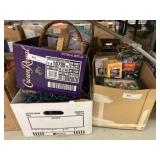 (3) Boxes of Christmas Ornaments and Lights
