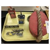 Oil Cans, Pulley, Automotive Emblems