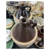 (2) Stoneware Jugs