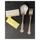 Sterling Silver Spoon and Fork