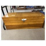 Wood Crafted Storage Chest