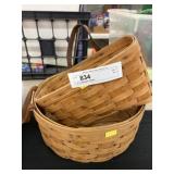 (2) Longaberger Baskets
