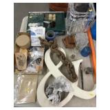 Glass Canister, Table Tennis, Carved Chain