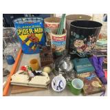 Waste Cans, Lincoln Logs, Cutlery