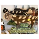 (3) Menno Folk Art Stand-Ups