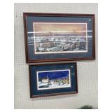 (2) Mavessey Framed Prints