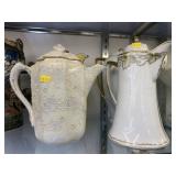 (4) Porcelain and Moriage Pitchers