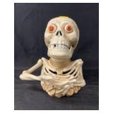 Cast Metal Skeleton Mechanical Bank