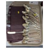 Presidential Spoons with Butter Knives