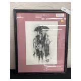 Freiman Stoltzfus Framed Pencil Sketch