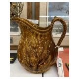Rockingham Glazed Pitcher