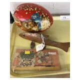 Fish Decoy with Candy Container