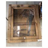 Wall Cabinet with Antique Tools