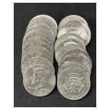 (24) Post-1964 Kennedy Half Dollars