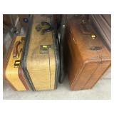 (3) Vintage Suitcases