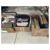(4) Boxes of Books and Magazines
