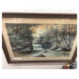 Ernest Zimmerman Framed Watercolor