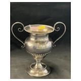 Sterling Silver Double Handled Vase