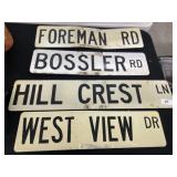 (4) Street Signs