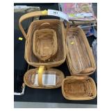 (6) Longaberger Baskets