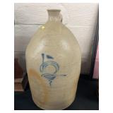 Blue Slip Decorated Storage Jug