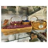 (5) Longaberger Baskets
