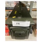 (2) Metal Ammo Cans