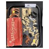 Hard Rubber Animal Figurines