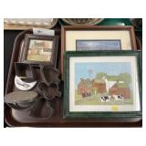 Arlene Fisher Prints with Cookie Cutters