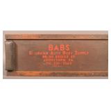 "BABS" Auto Body Johnstown, PA Vintage Creeper