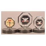 3 Pontiac Hood Ornaments