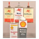 Rare Import Mobil Pegasus & Shell Oilers